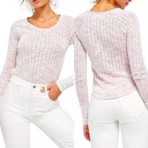Free People Spaced Out Knit Top. L